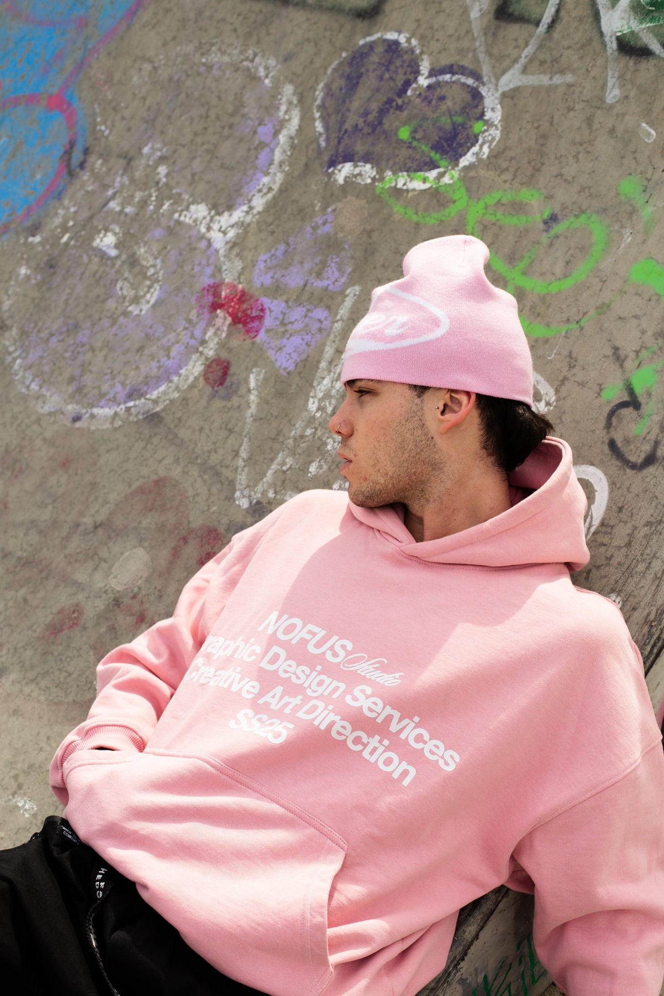 VELVET PINK HOODIE