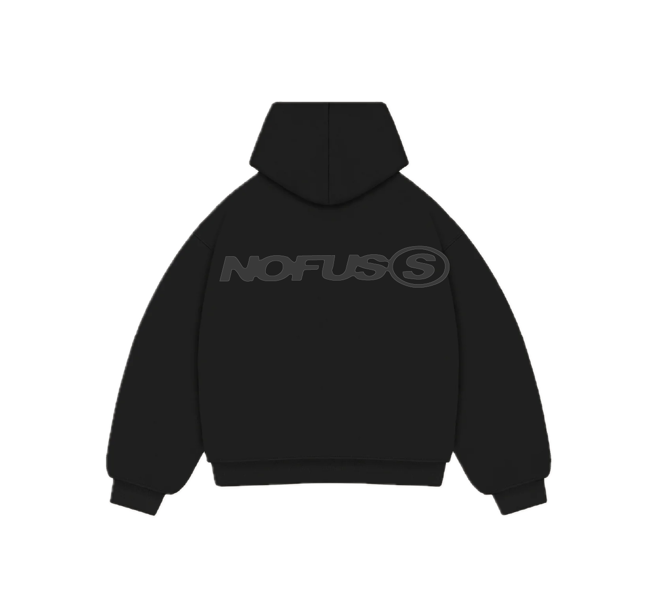 BLACK STUDIO ZIPPER HOODIE