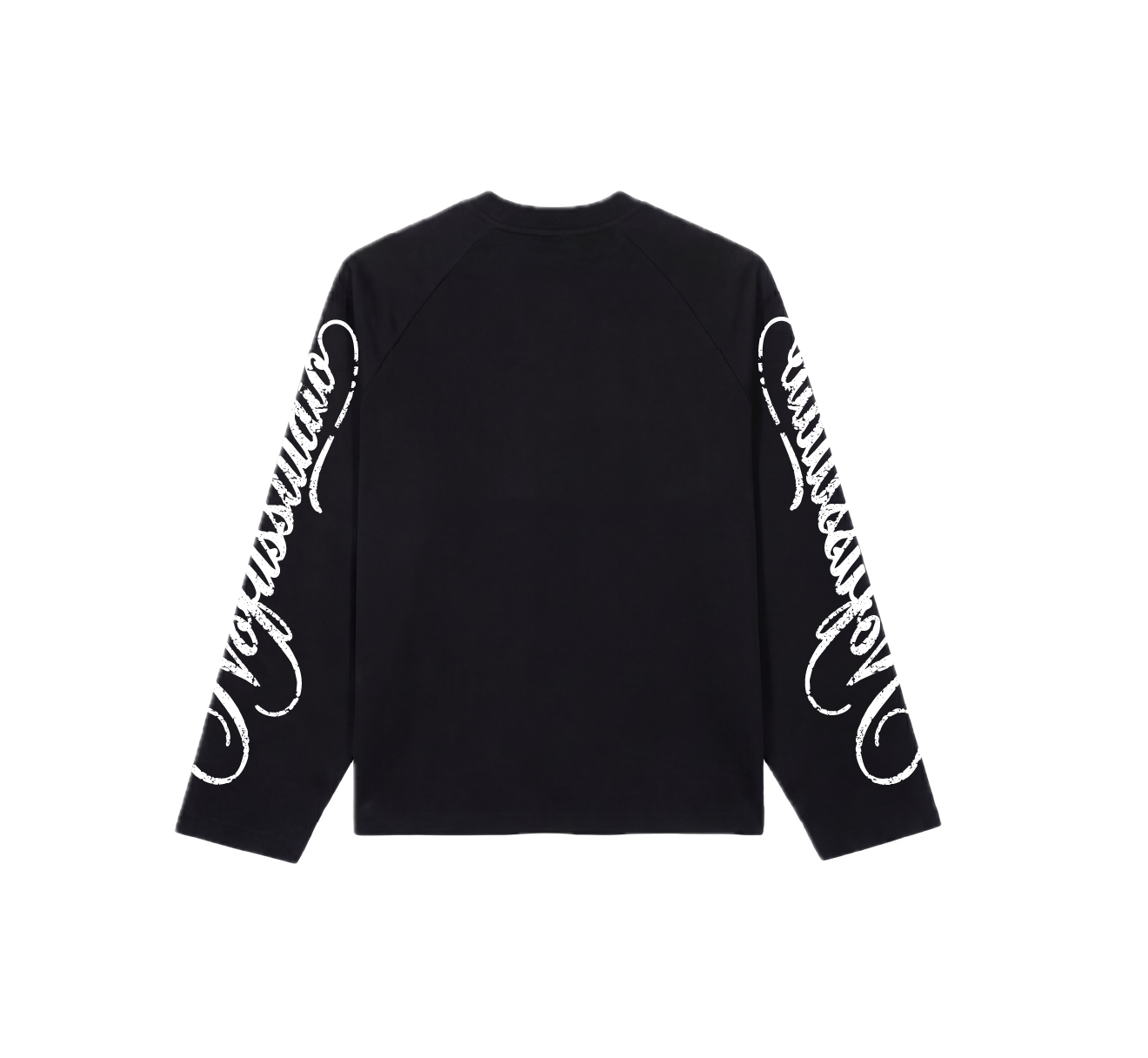 BLACK SCRIPT LONGSLEEVE